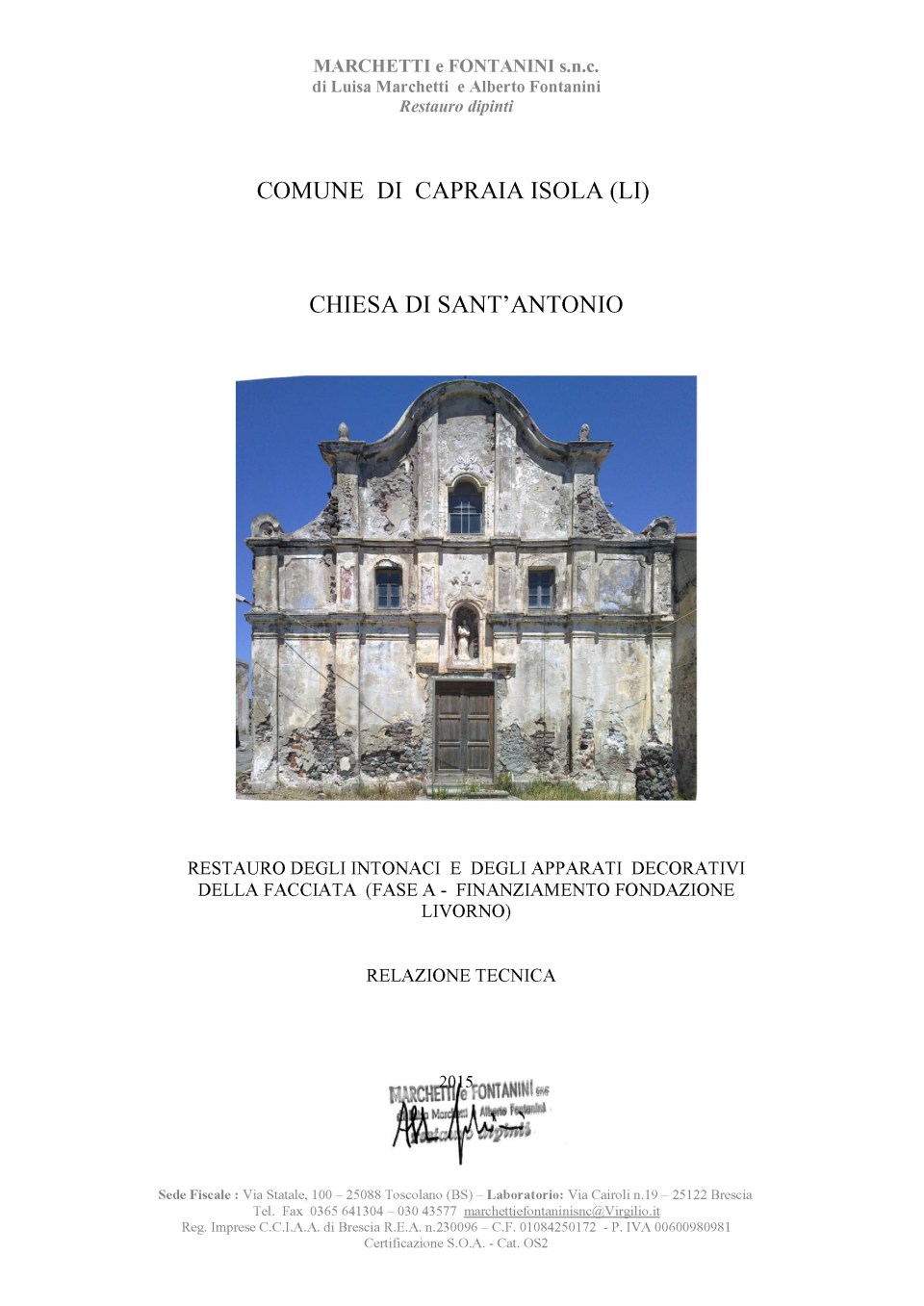 Capraia Isola Facciata S Antonio Relazione finale I Fase Lavori(2) (1)_Page_01